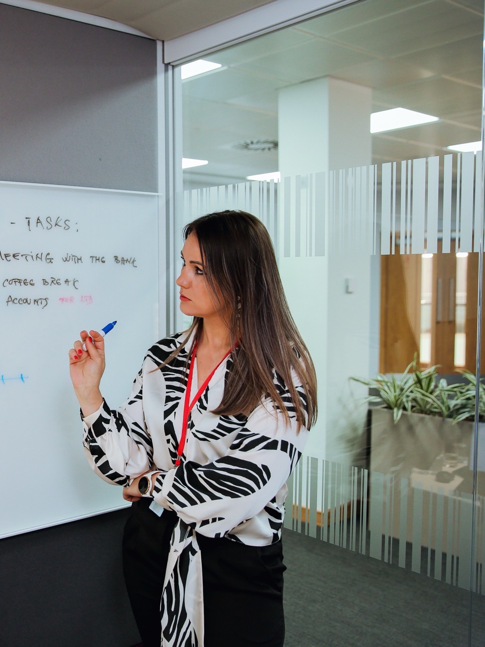 Anca Prodan at the Aprotax office